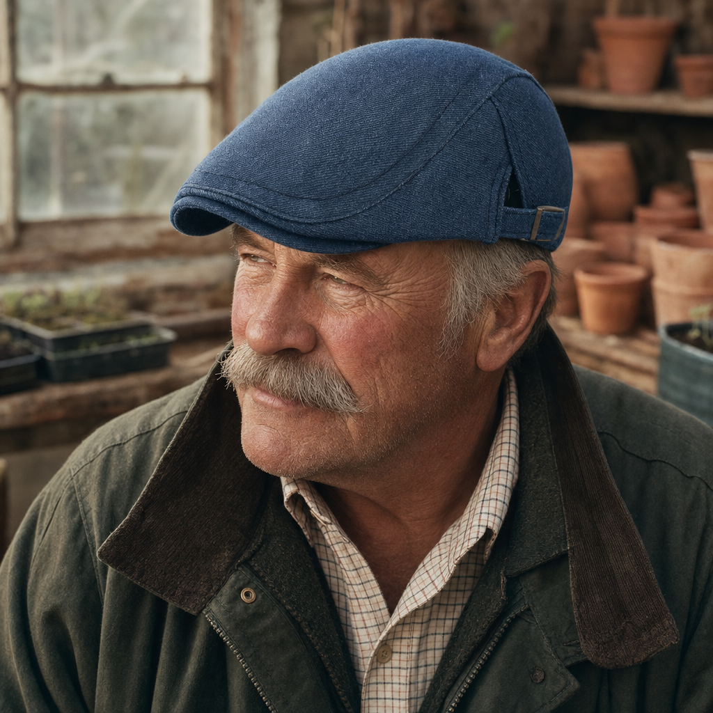 Raw Denim Cap — BUNCLODY
