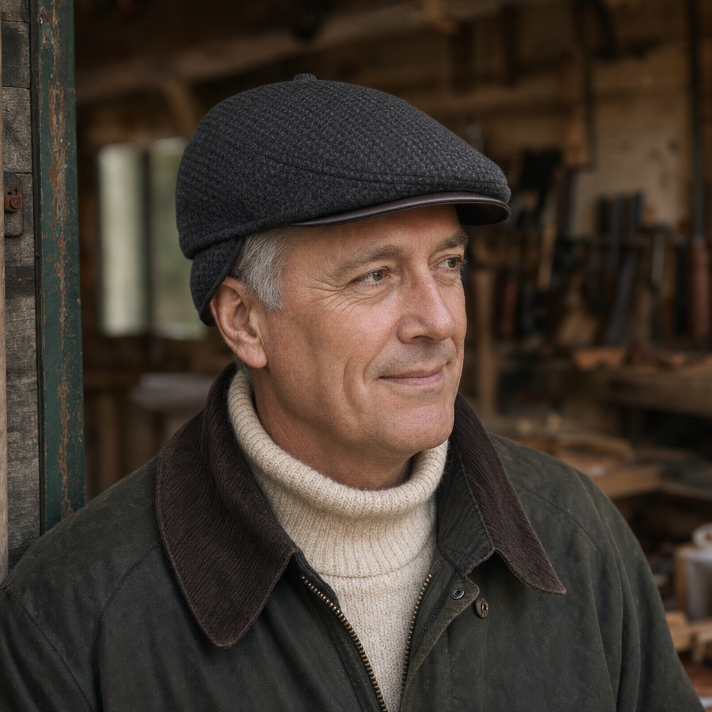 Wool Ear Flap Cap — SPIDDAL