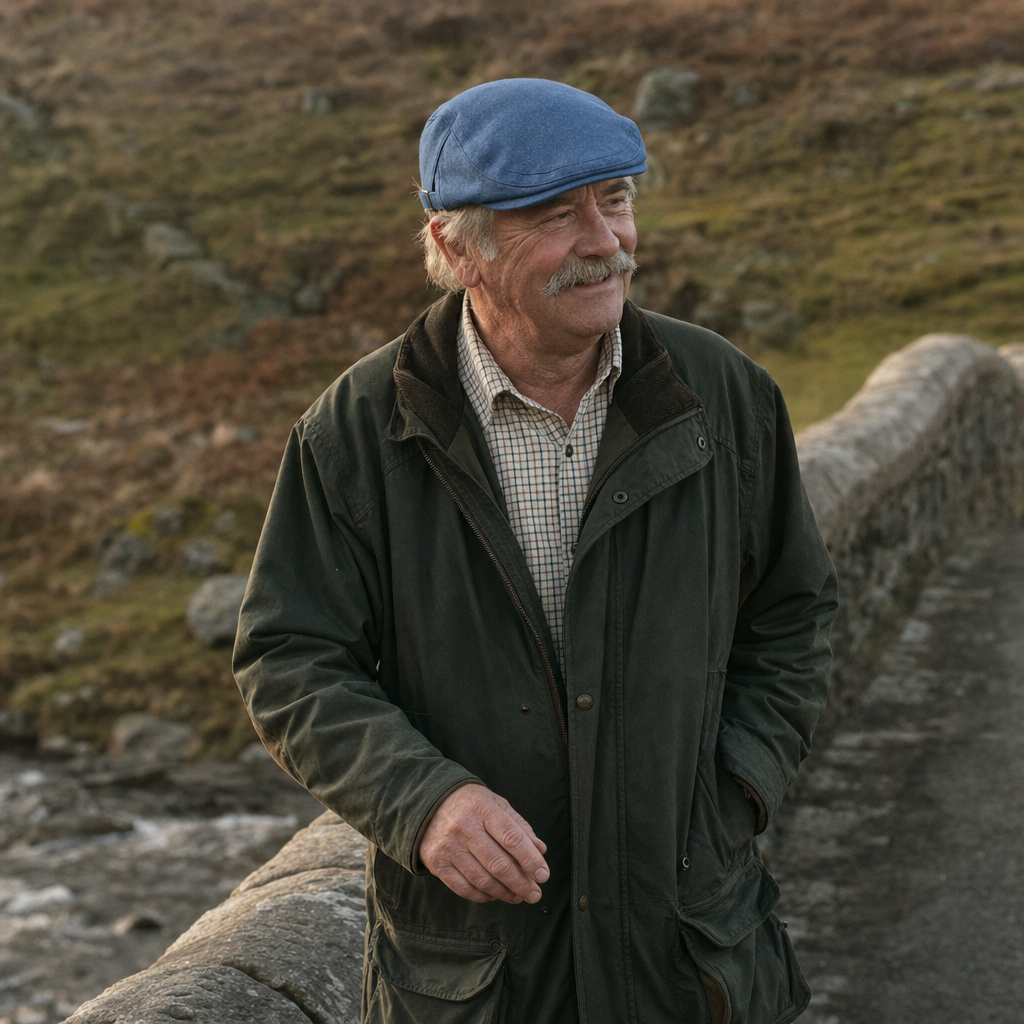Raw Denim Cap — BUNCLODY