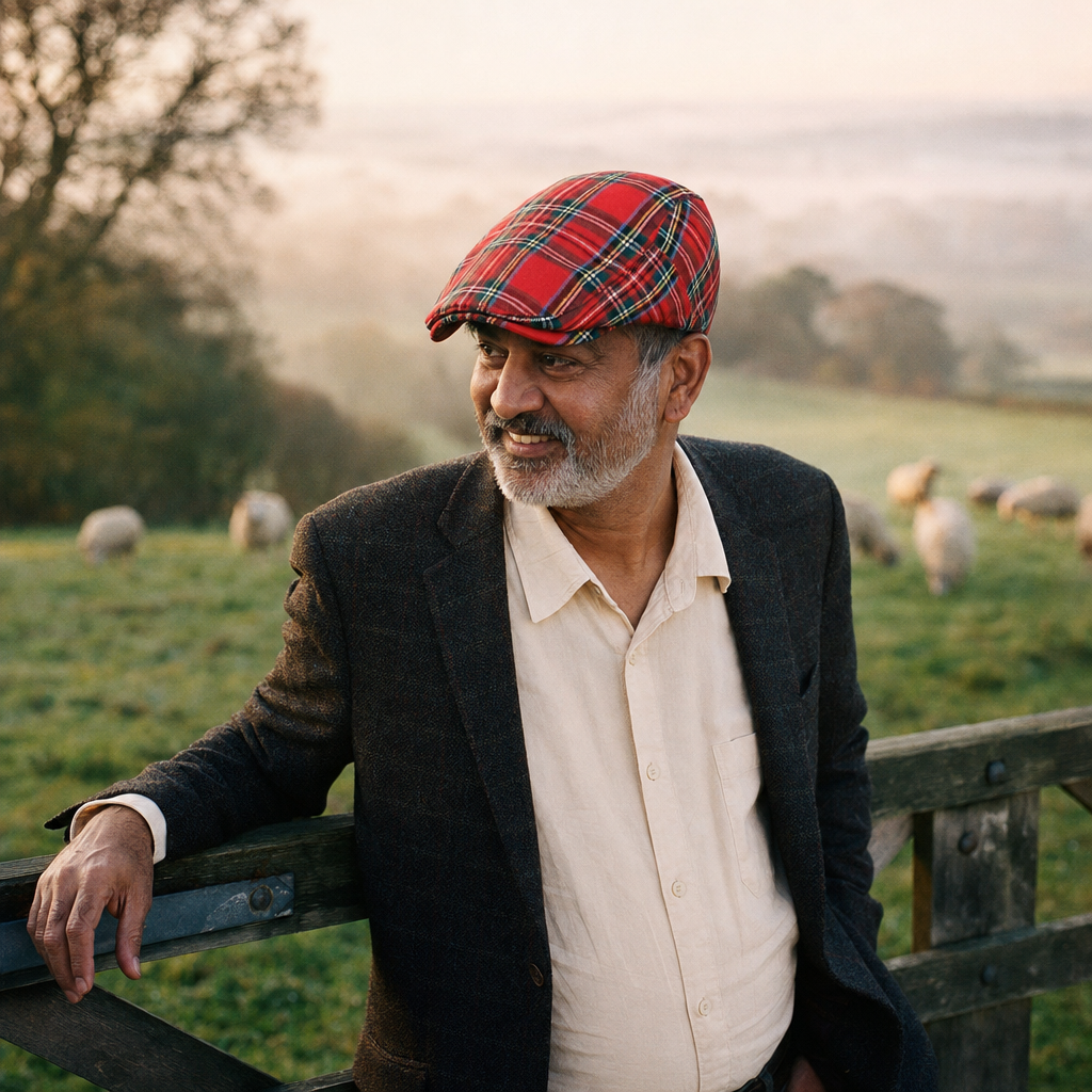 Festive Plaid Cap — SCHULL