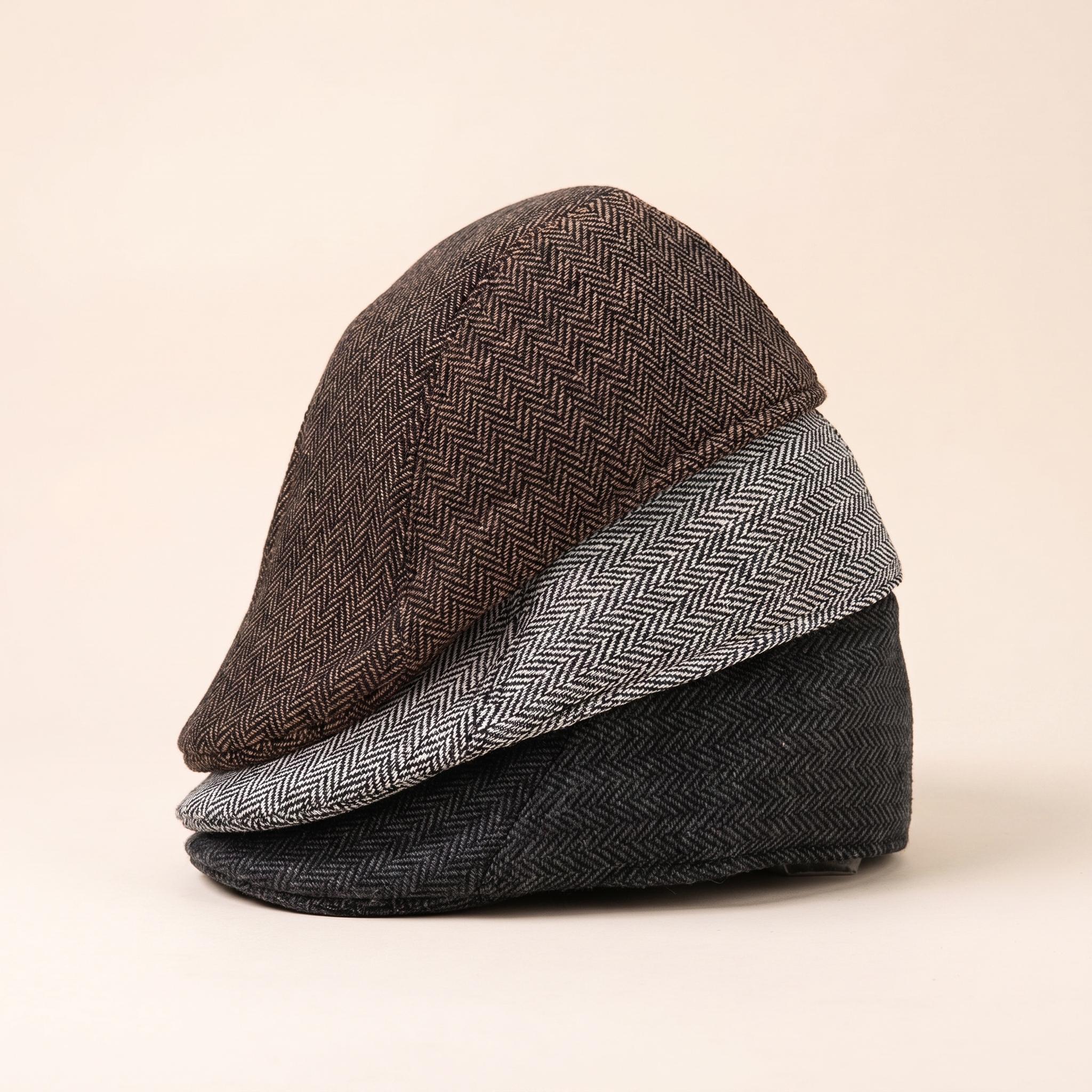 Herringbone Bush Cap — BUNCRANA