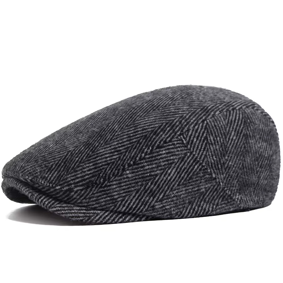 Herringbone Wool Cap — YOUGHAL