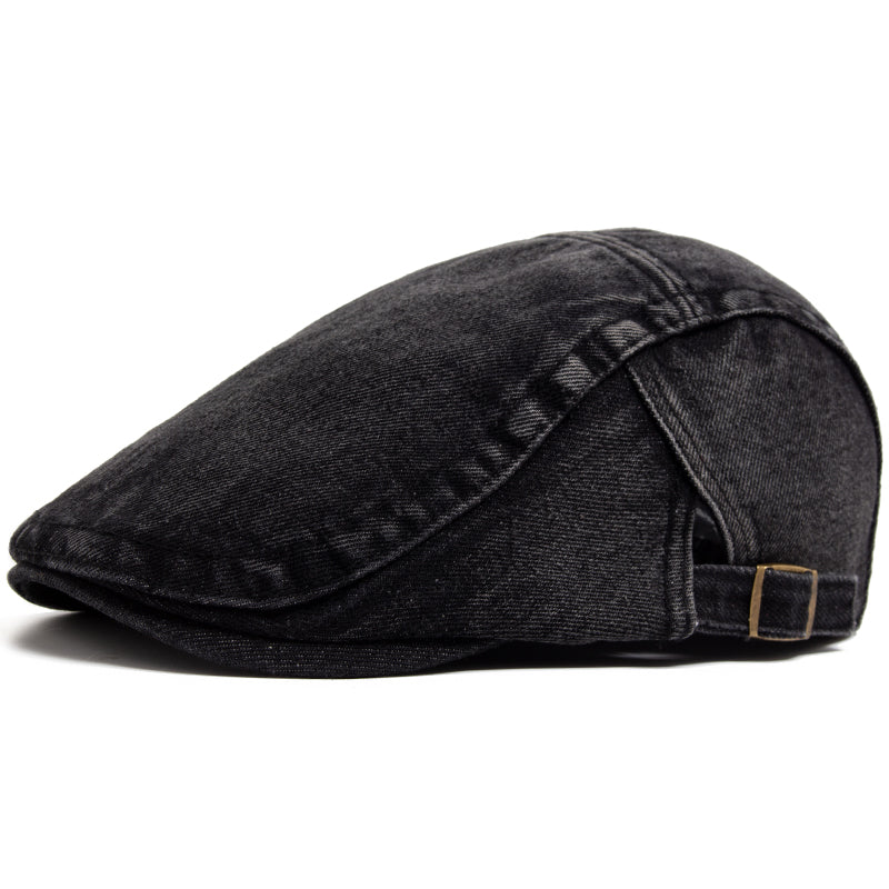 Stonewash Denim Cap — AVOCA