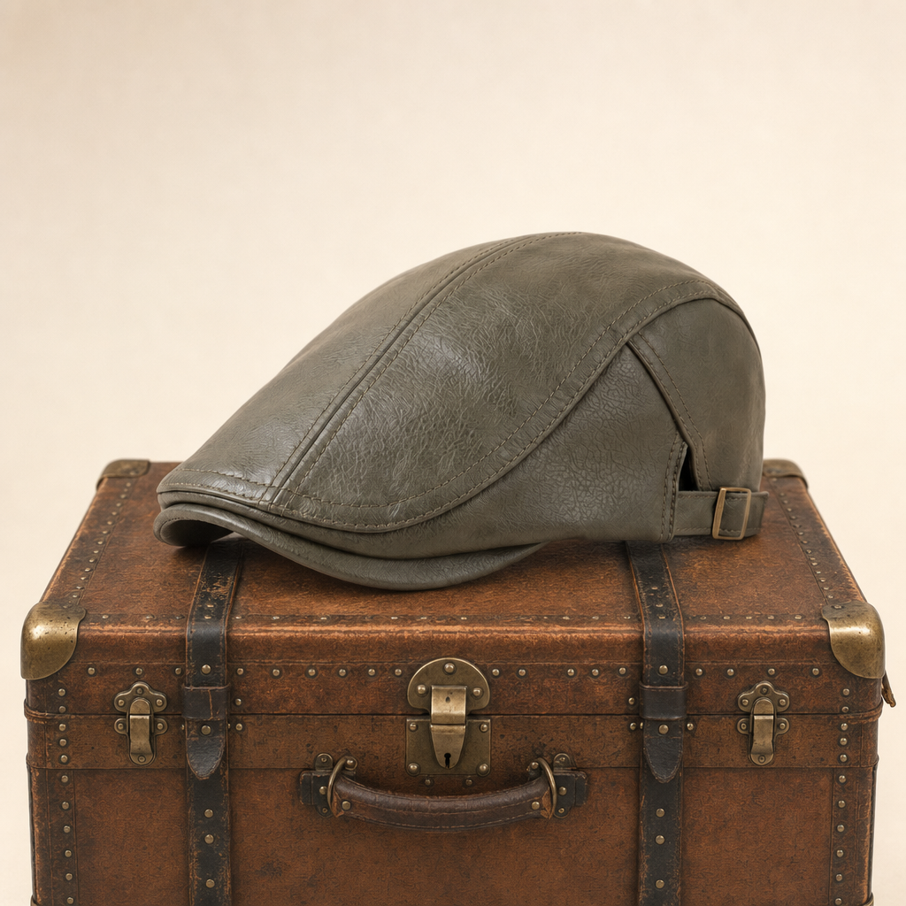 Heritage Leather Cap — COLLOONEY