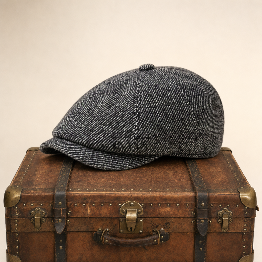 Tweed Newsboy Cap — LEENANE