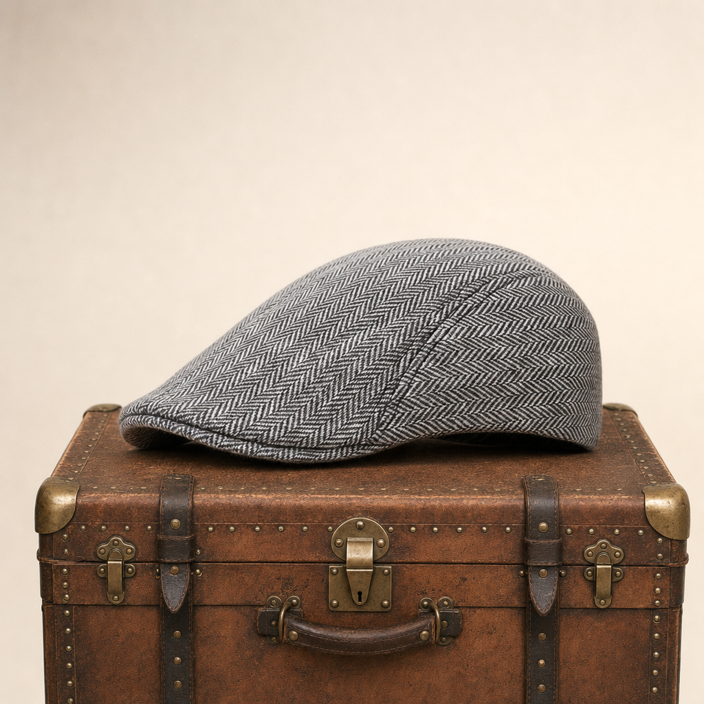 Herringbone Bush Cap — BUNCRANA