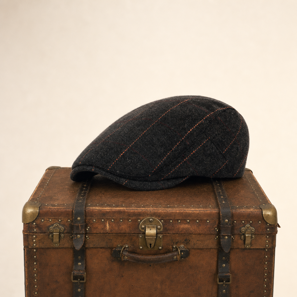 Pinstripe Herringbone Cap — ARDMORE