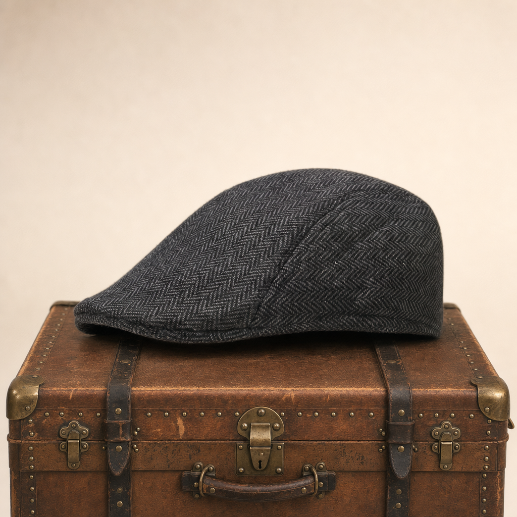 Herringbone Bush Cap — BUNCRANA