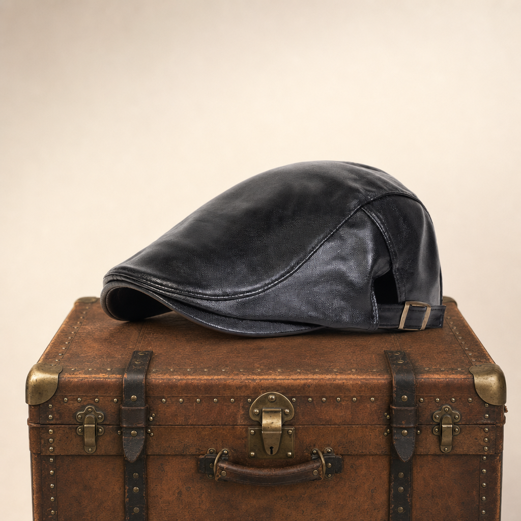 Leather Driver Cap — BELMULLET