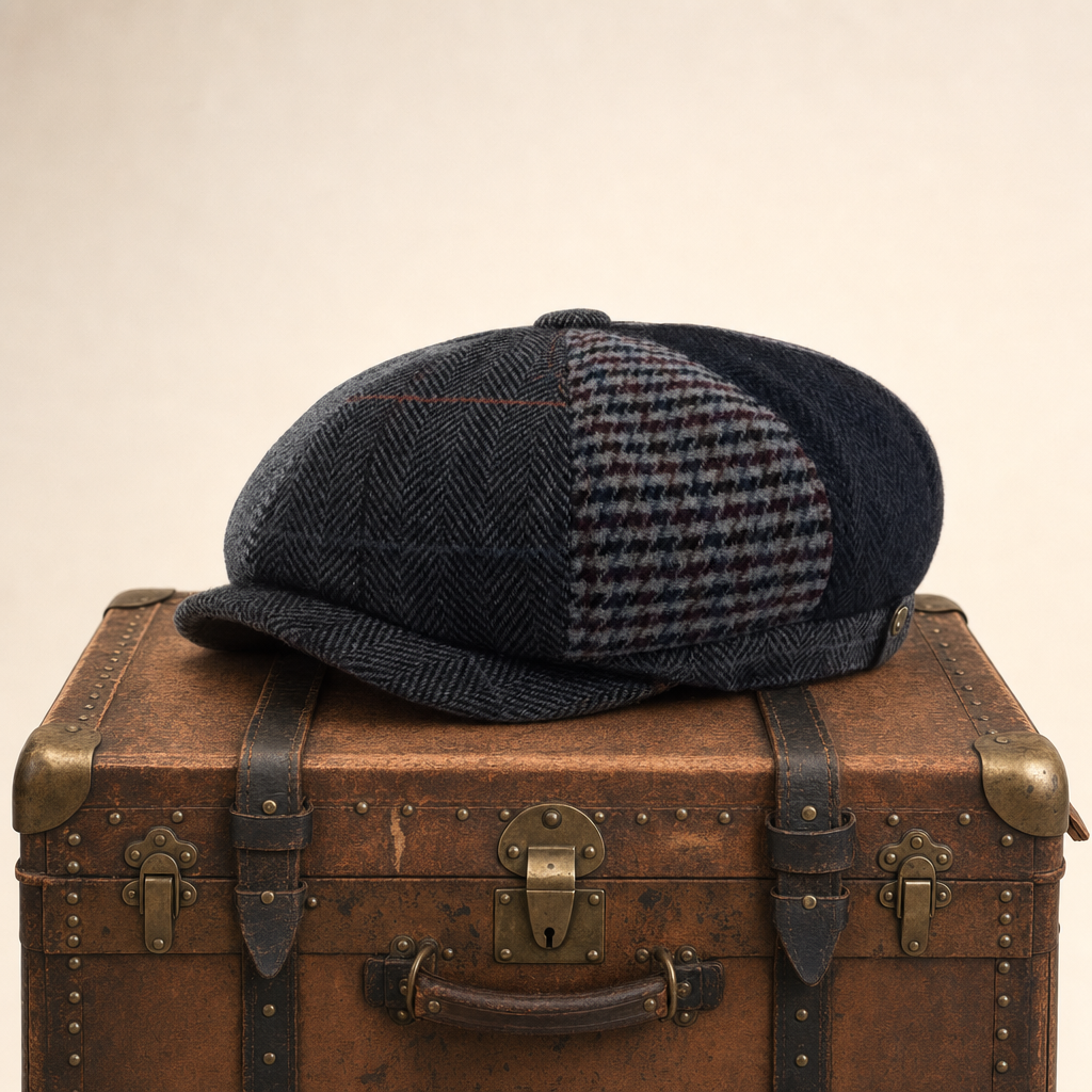 Wool Patchwork Cap — CALLAN