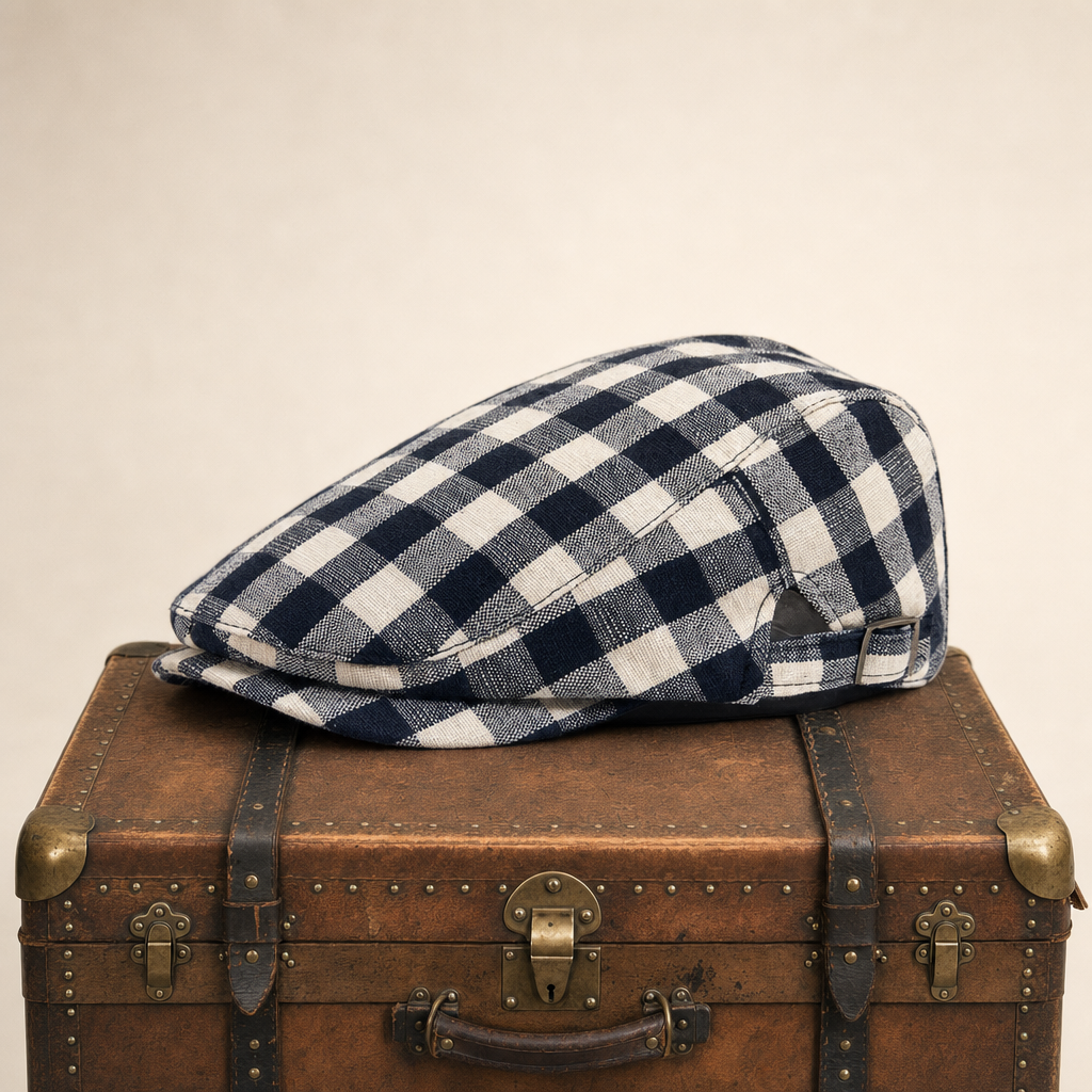 Vichy Check Cap — NENAGH