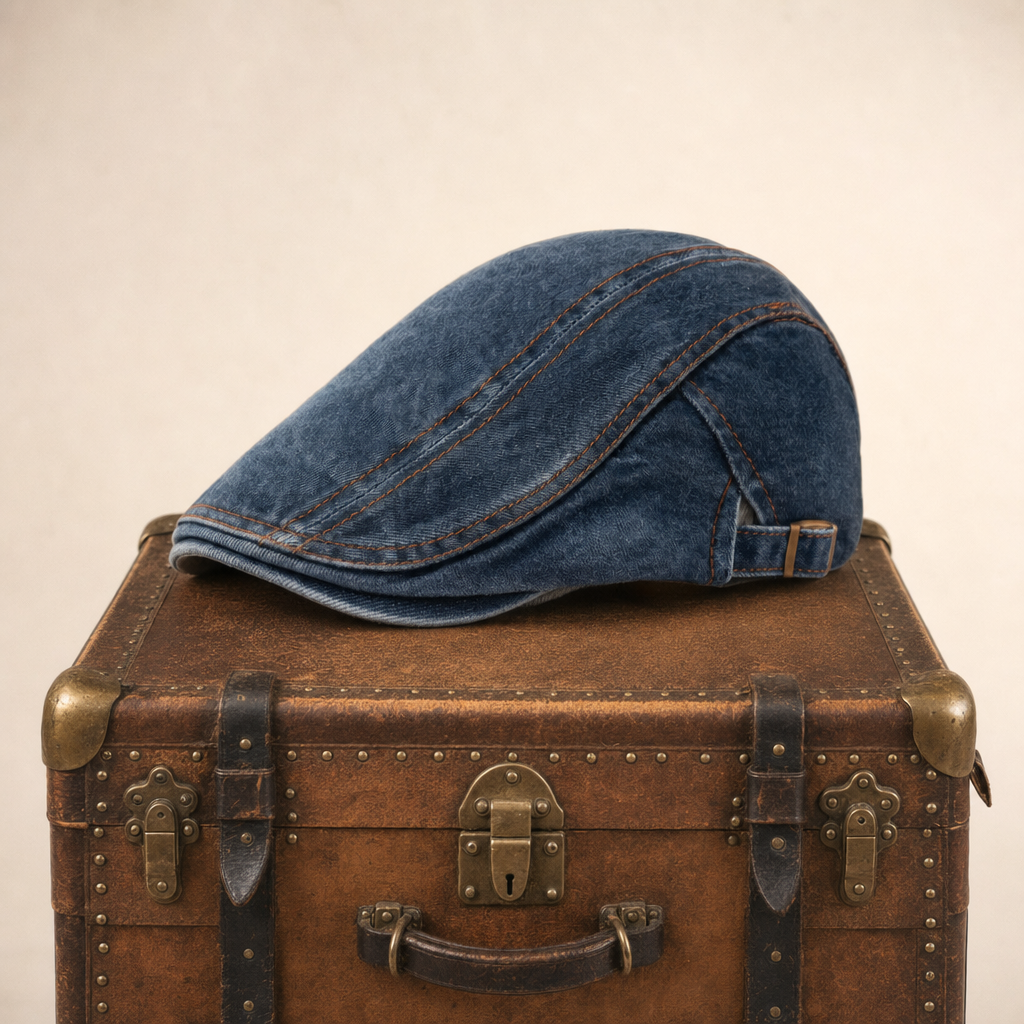 Denim Stitch Cap — CASTLEGREGORY