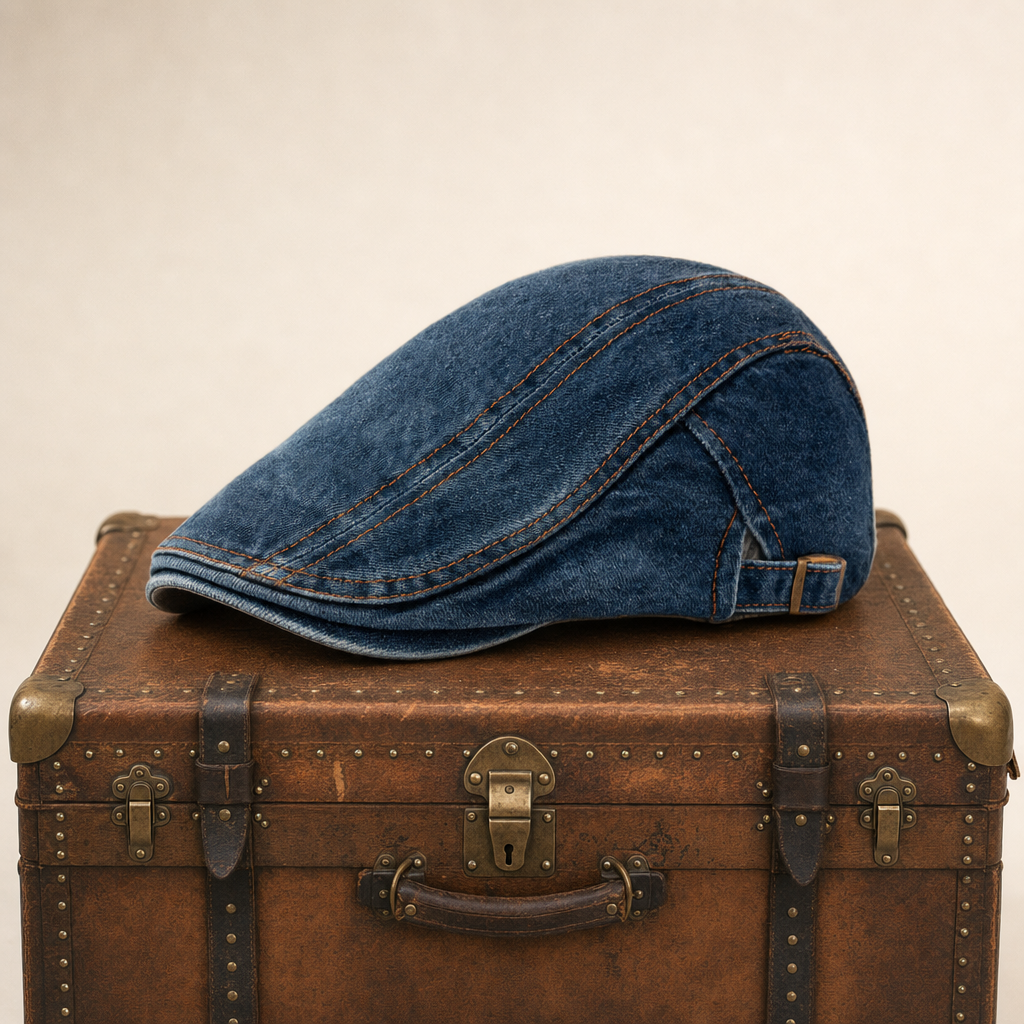 Denim Stitch Cap — SKIBBEREEN