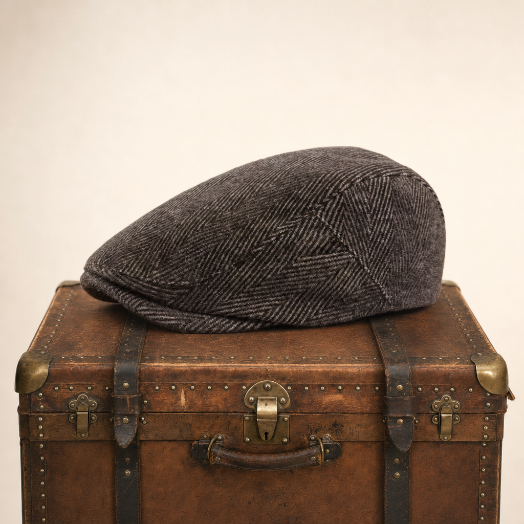 Herringbone Wool Cap — YOUGHAL