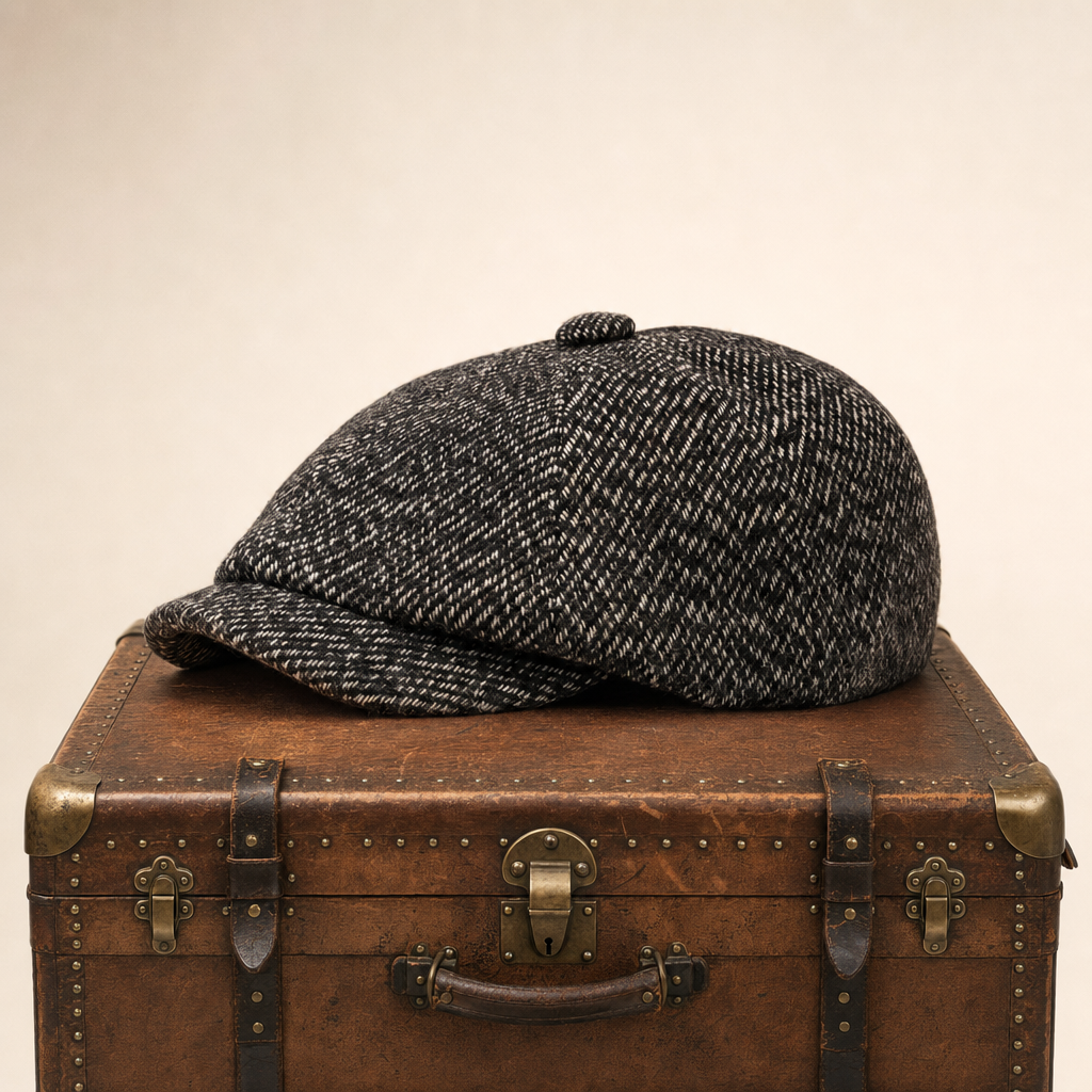 Tweed Newsboy Cap — KINVARA