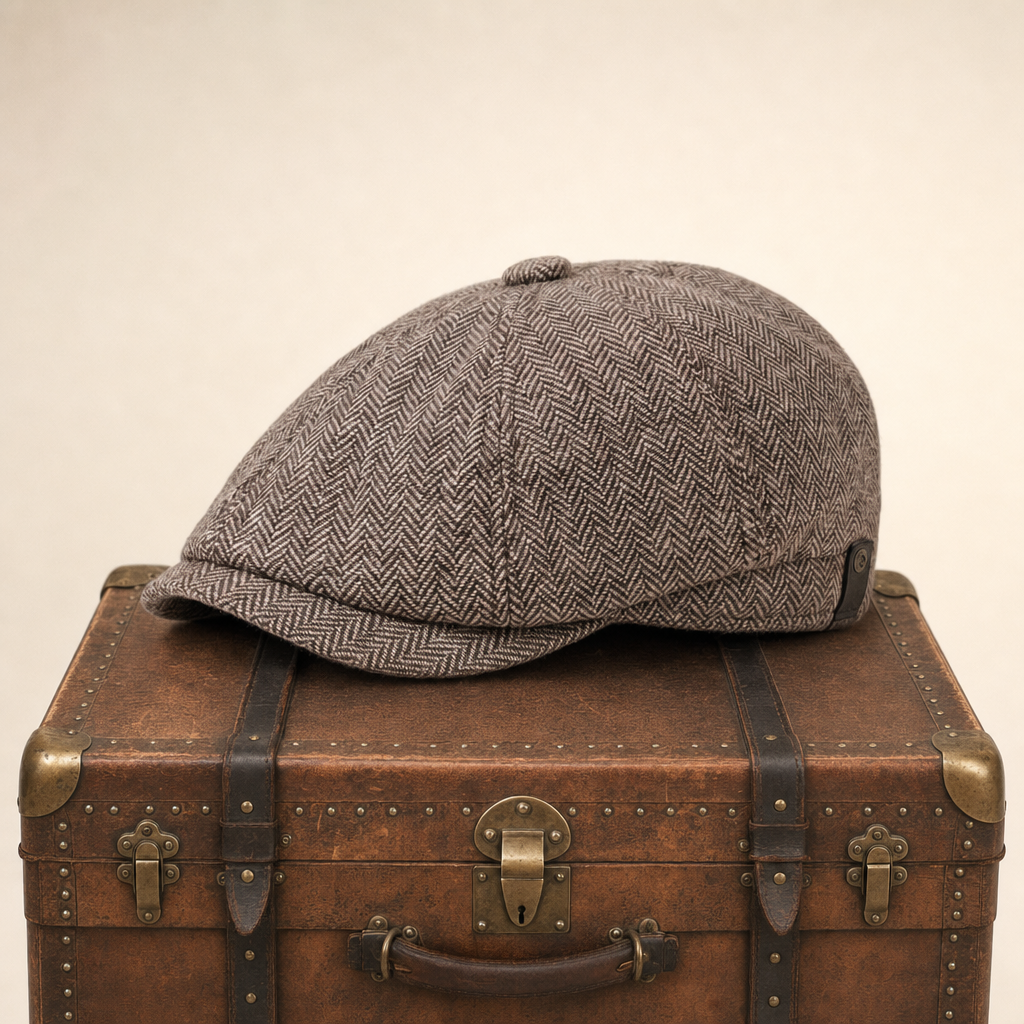 Herringbone Wool Cap — KILLORGLIN