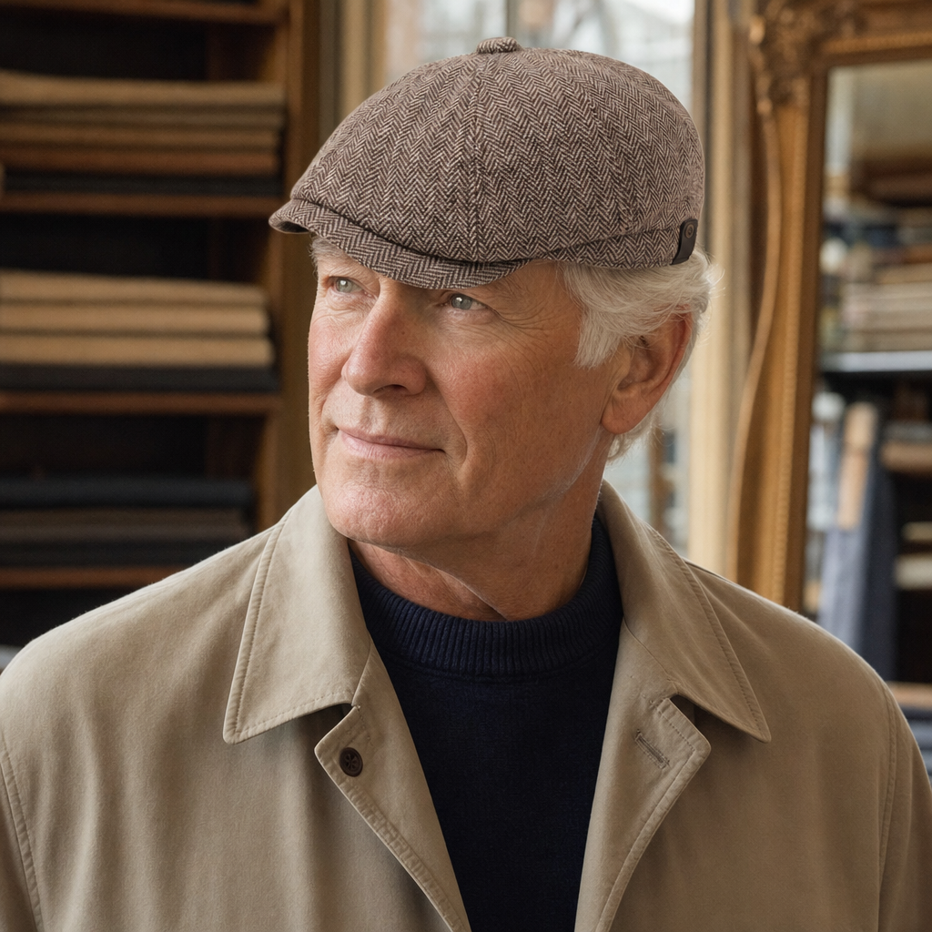 Herringbone Wool Cap — KILLORGLIN