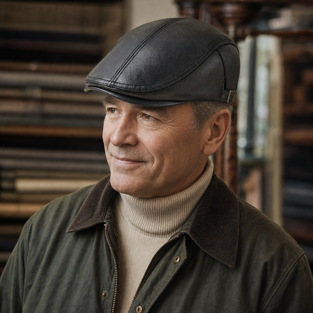 Heritage Leather Cap — COLLOONEY