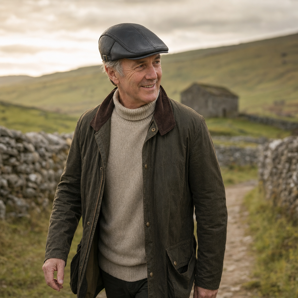 Heritage Leather Cap — COLLOONEY