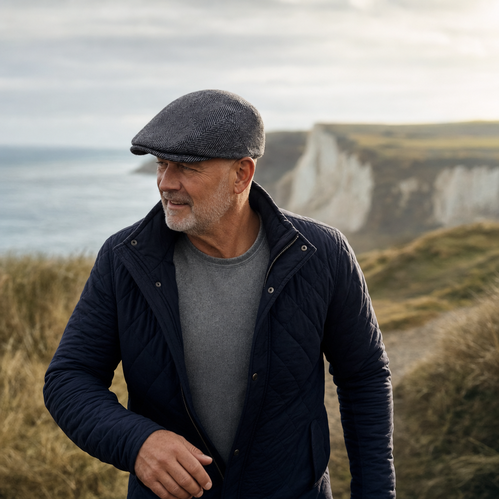 Herringbone Wool Cap — YOUGHAL