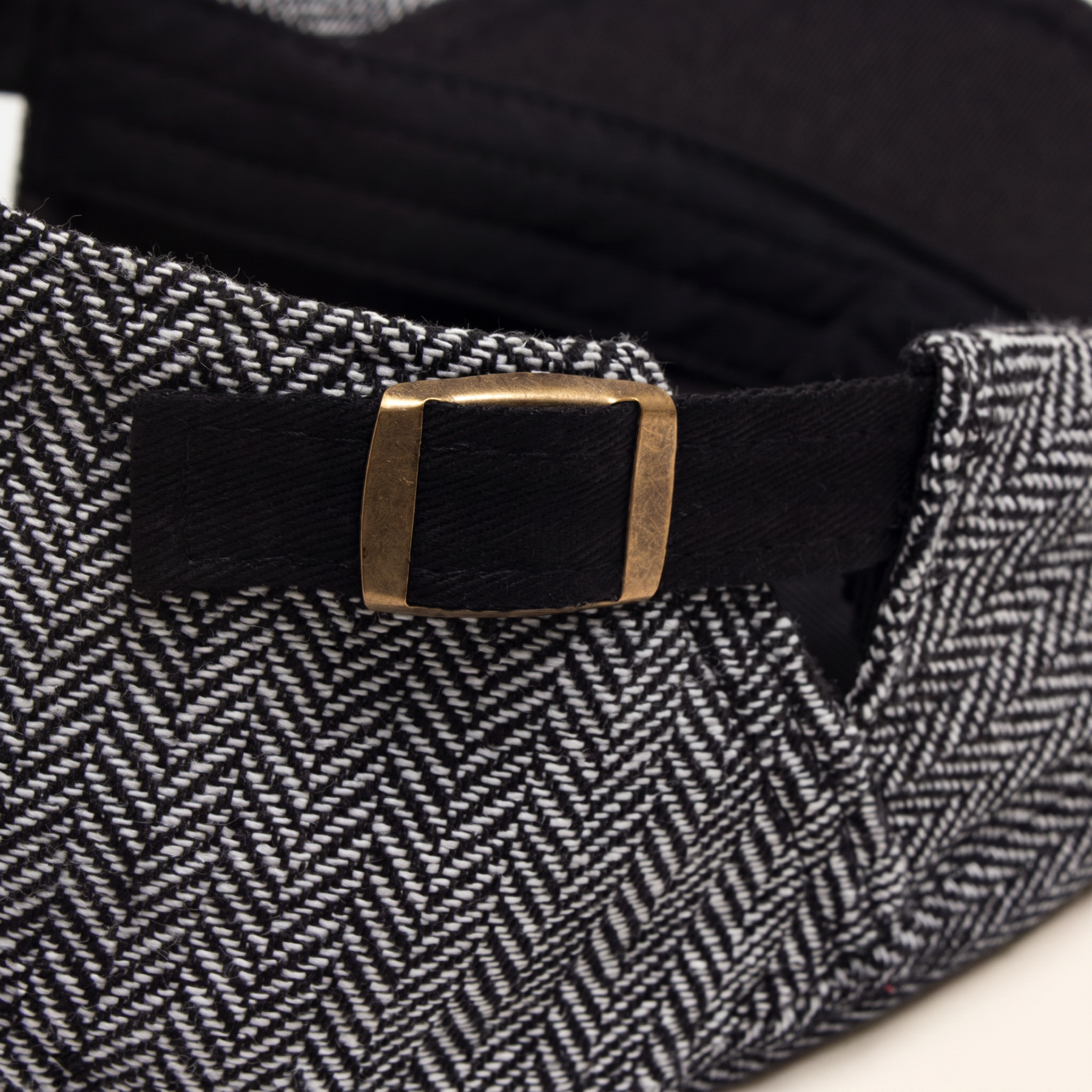 Herringbone Wool Driver Cap — GORTAHORK