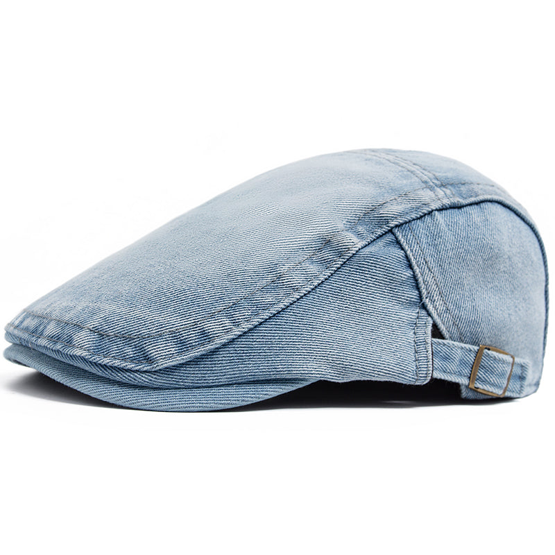 Stonewash Denim Cap — AVOCA