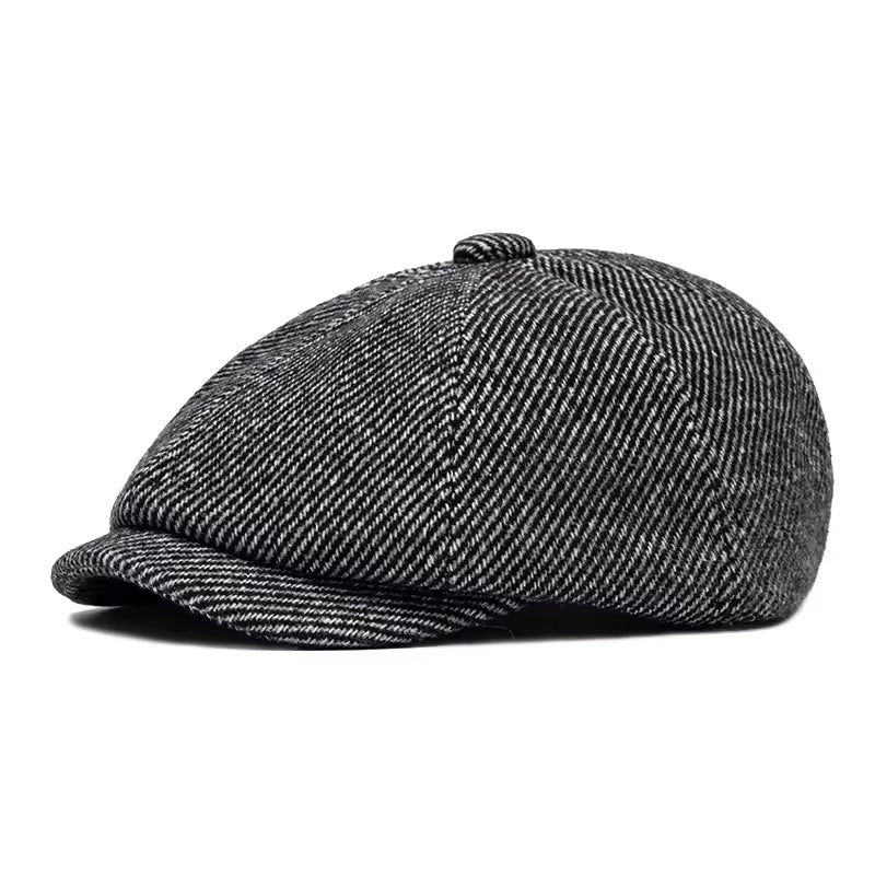 Tweed Newsboy Cap — KINVARA