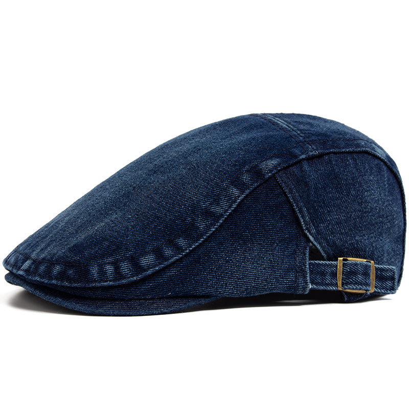 Stonewash Denim Cap — AVOCA