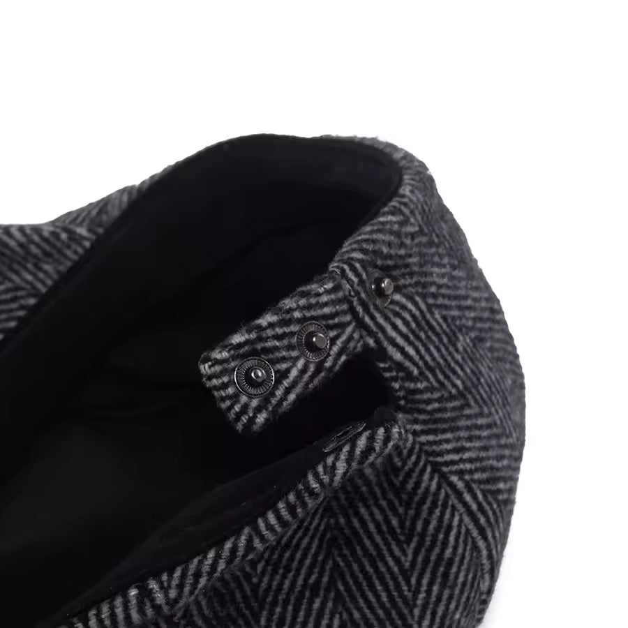Herringbone Wool Cap — YOUGHAL