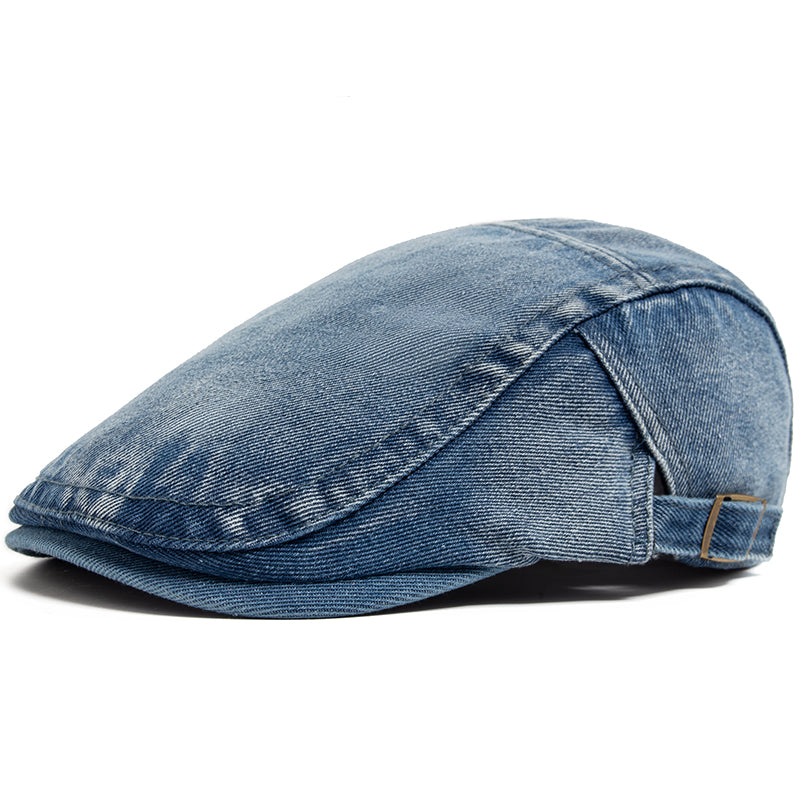 Stonewash Denim Cap — AVOCA