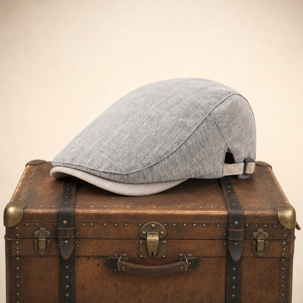 Coastal Linen Cap — DUNFANAGHY
