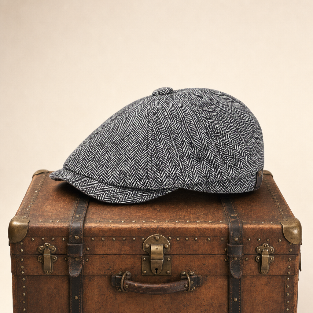 Herringbone Wool Cap — CASTLETOWNBERE