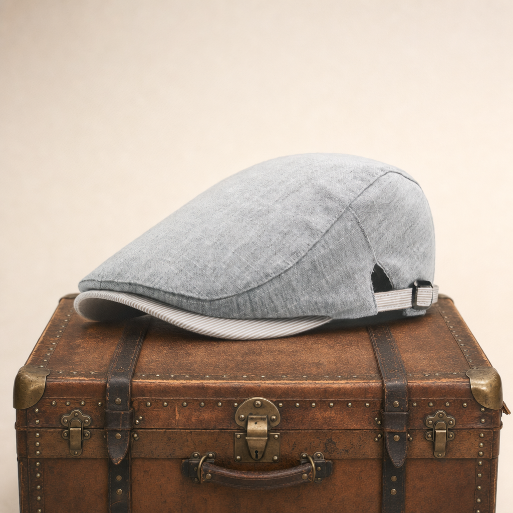Coastal Linen Cap — KENMARE