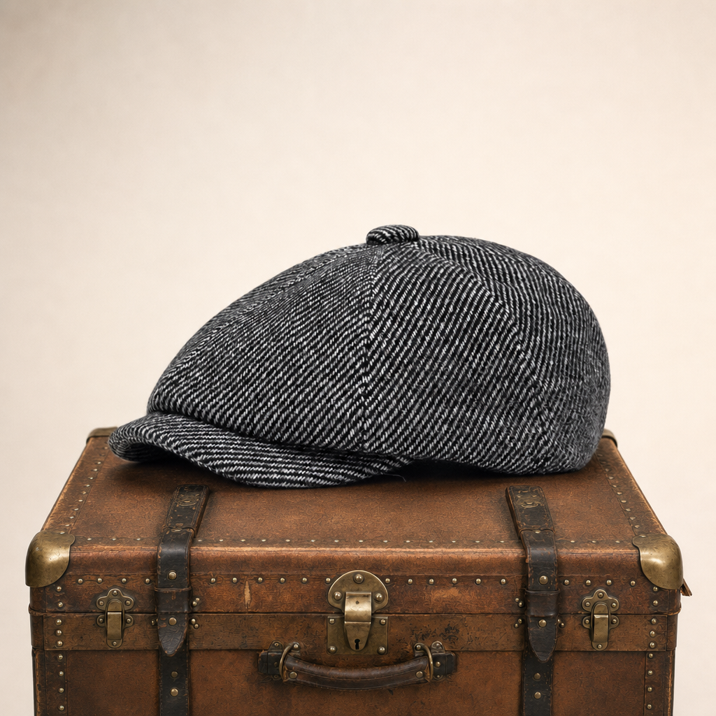 Tweed Newsboy Cap — KINVARA