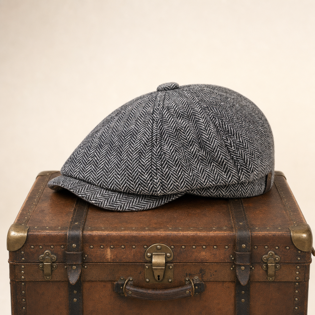 Herringbone Wool Cap — KILLORGLIN