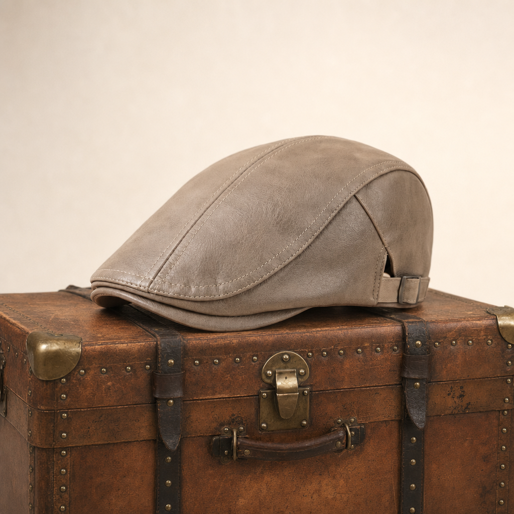 Heritage Leather Cap — COLLOONEY