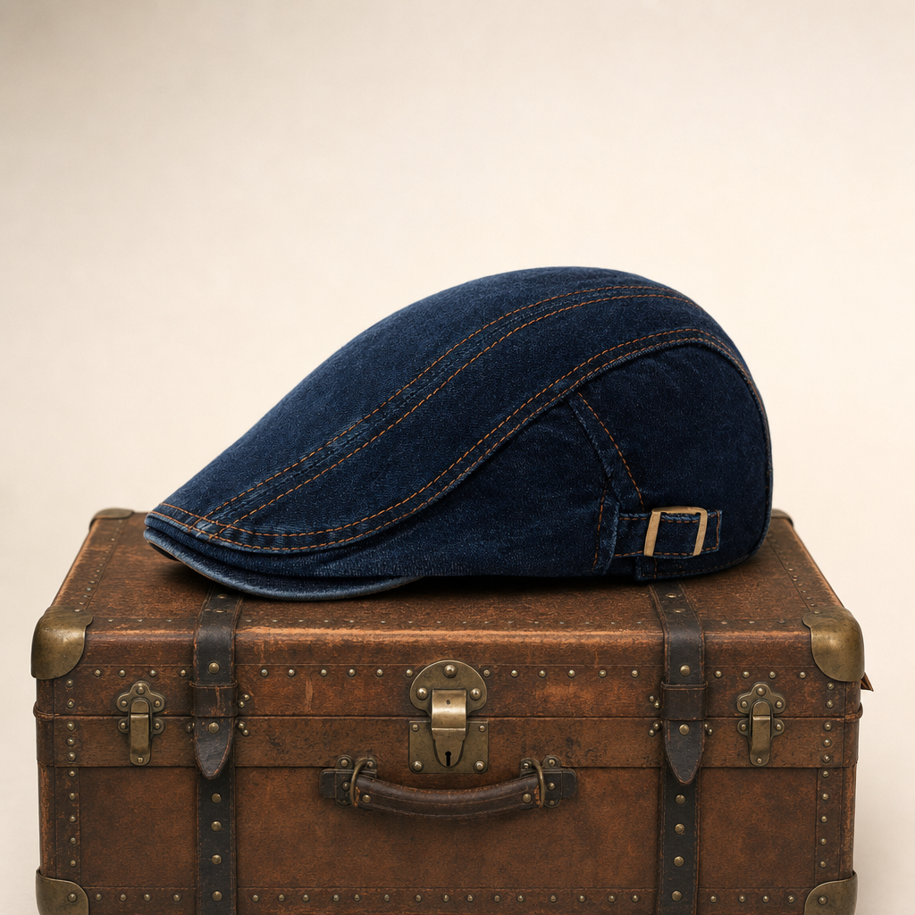 Denim Stitch Cap — SKIBBEREEN