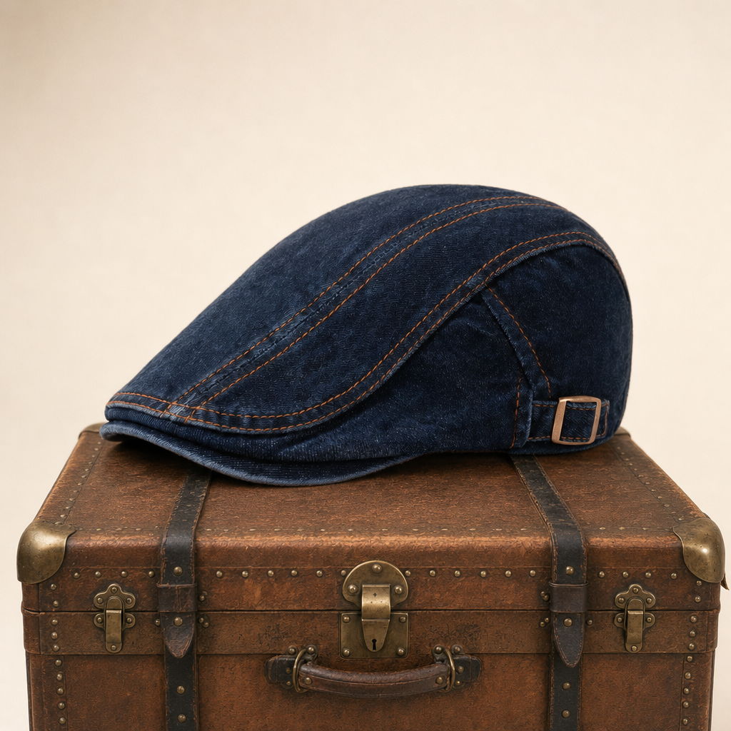 Denim Stitch Cap — CASTLEGREGORY