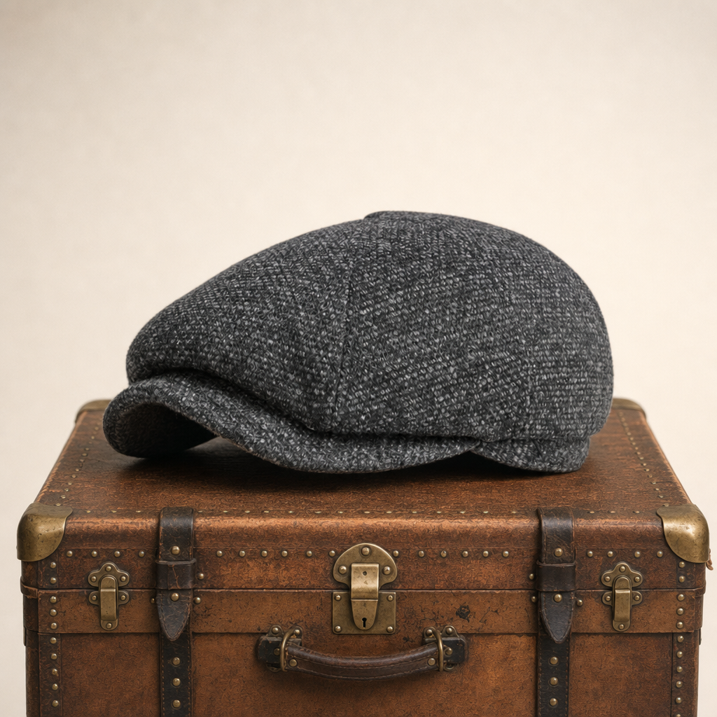 Flecked Eight-Panel Cap — LETTERFRACK