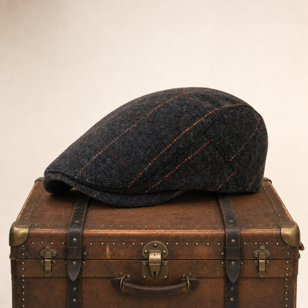 Pinstripe Herringbone Cap — GALWAY