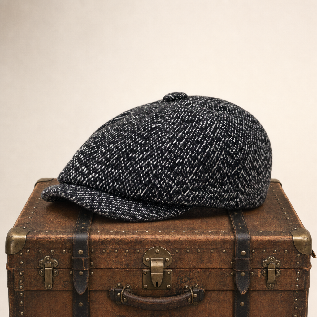 Tweed Newsboy Cap — LEENANE