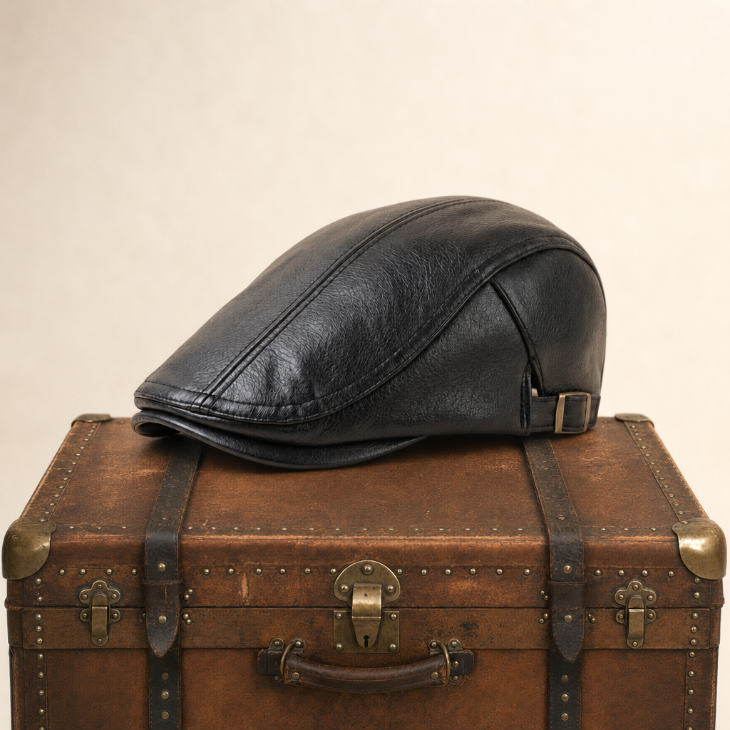 Heritage Leather Cap — COLLOONEY