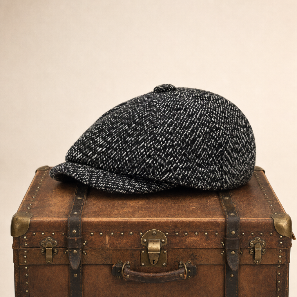 Tweed Newsboy Cap — KINVARA