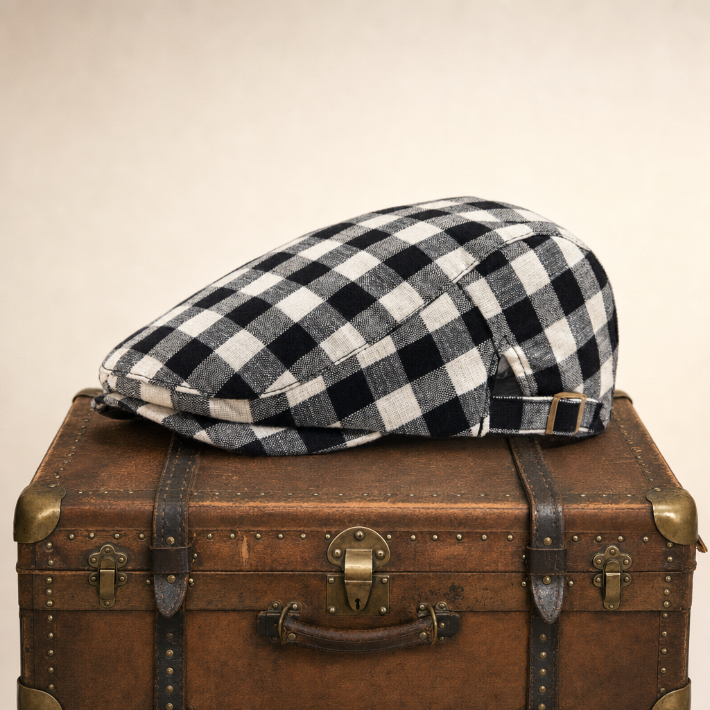Vichy Check Cap — NENAGH