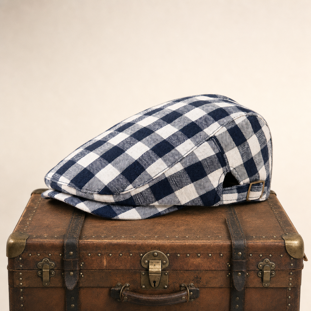 Wool Herringbone Flat Cap — TULLOW