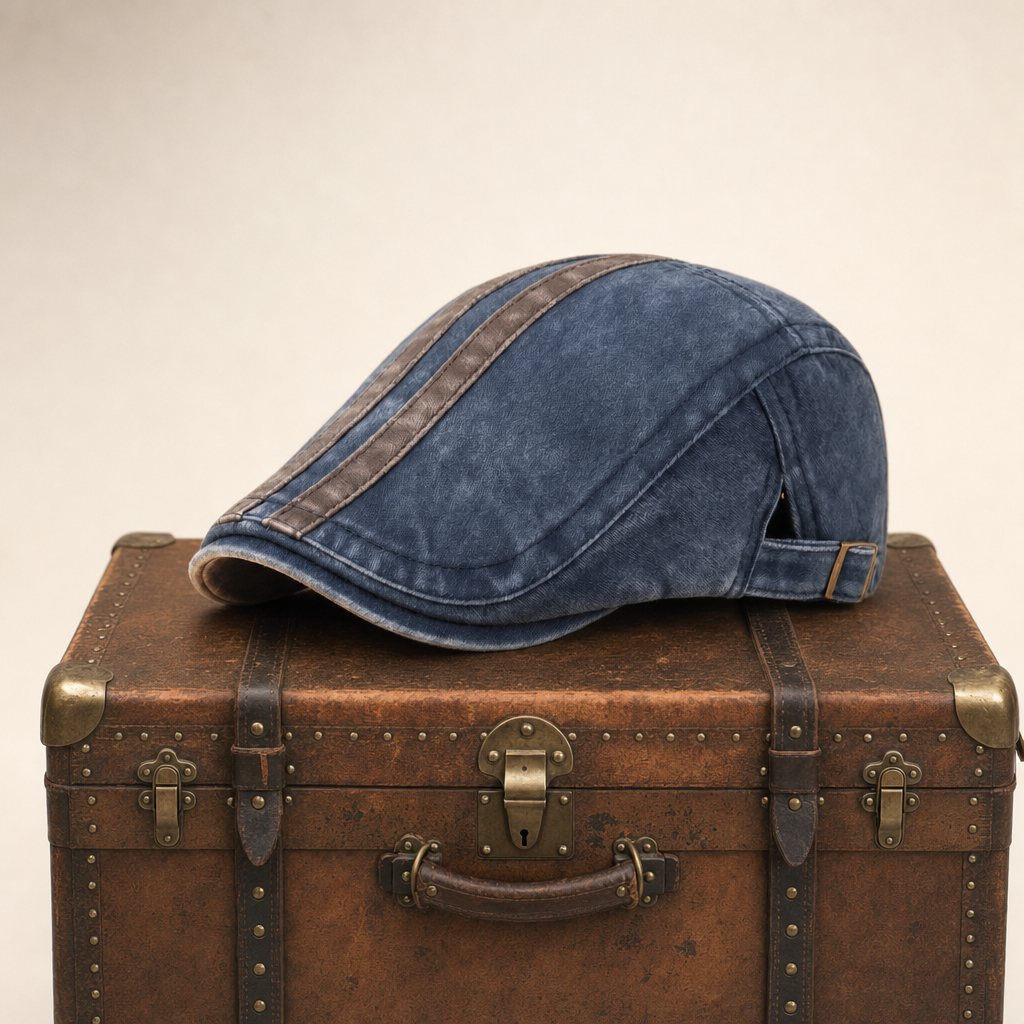 Denim Strip Cap — MANORHAMILTON