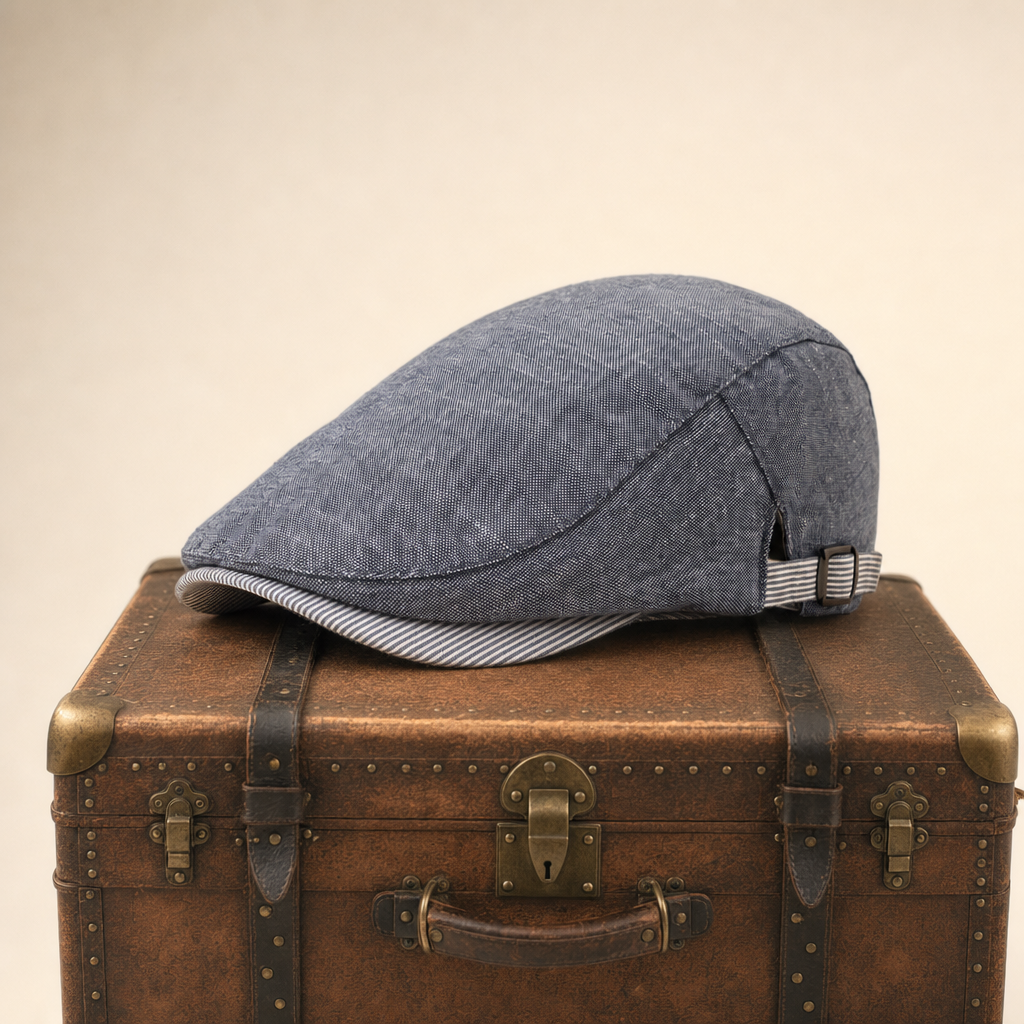 Coastal Linen Cap — DUNFANAGHY