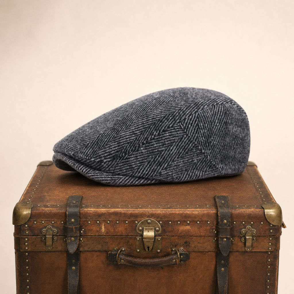 Herringbone Wool Cap — YOUGHAL