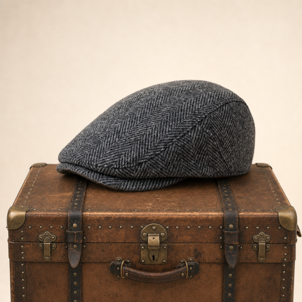 Herringbone Wool Cap — ENNISCRONE