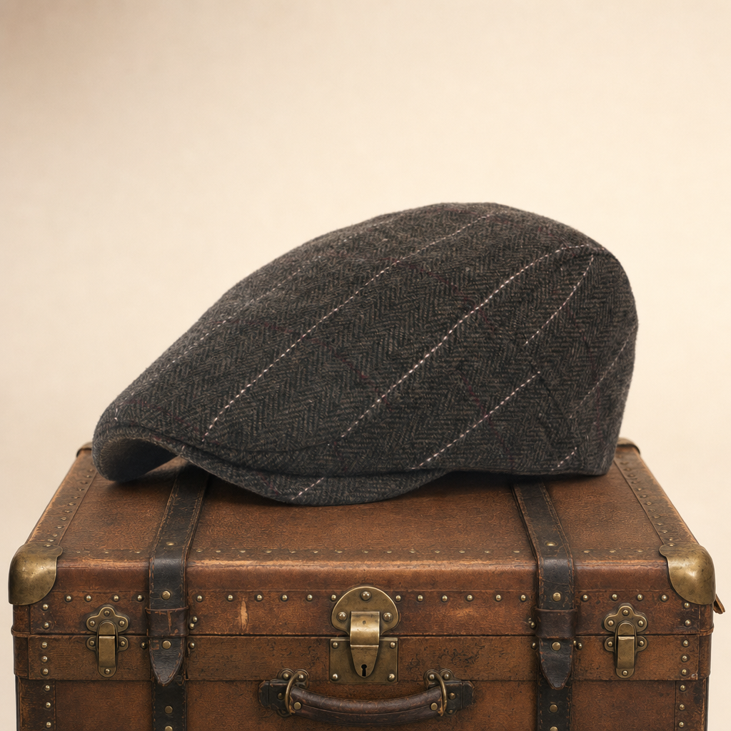 Pinstripe Herringbone Cap — ARDMORE
